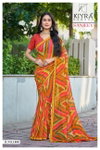 Sanjeev By Kiyra Georgette Printed Bulk Daily Wear Saree Orders In India

